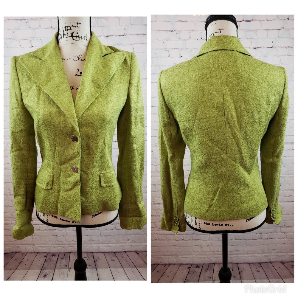 DOLCE & GABBANA Lime Green Blazer